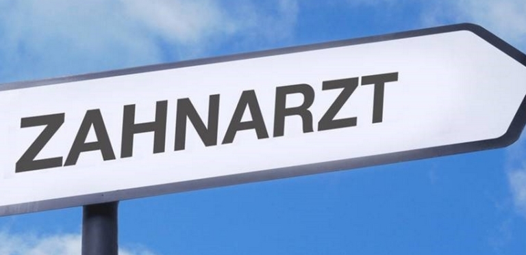 Zahnarzt Schild