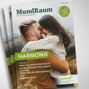Cover des Patientenmagazins MundRaum. Ausgabe 3/25